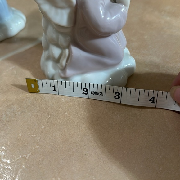 Vintage Set of 2 Girl & Boy Angel Candle Holders - Picture 14 of 14